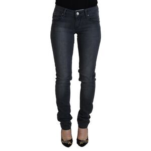Acht Gray Cotton Skinny Low Waist Women Casual Denim Women's Jeans